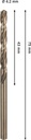 8005177630 - Detailbild4_Spiralbohrer PRO Stainless Steel Arbeits-L.43mm D.4,2mm L.75mm HSS-Co BOSCH