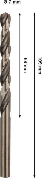 8005177640 - Detailbild4_Spiralbohrer PRO Stainless Steel Arbeits-L.69mm D.7mm L.109mm HSS-Co BOSCH