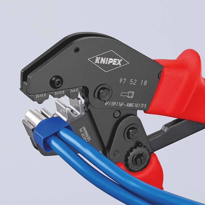 4000810092 - Detailbild2_Crimpzange L.250mm 2x6,2x10,2x16 (AWG 2x10,2x7,2x5) mm² KNIPEX