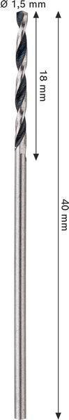 8005177703 - Detailbild_Spiralbohrer Metal Arbeits-L.18mm D.1,5mm L.40mm HSS CYL 2 St BOSCH