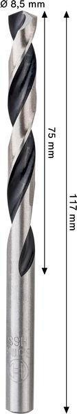 8005177721 - Detailbild5_Spiralbohrer Metal Arbeits-L.75mm D.8,5mm L.117mm HSS CYL BOSCH