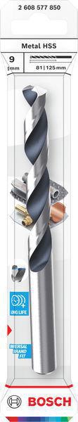 8005177722 - Detailbild2_Spiralbohrer Metal Arbeits-L.81mm D.9mm L.125mm HSS CYL BOSCH