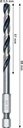 8005177743 - Detailbild2_Spiralbohrer Metal Arbeits-L.57mm D.5,5mm L.98mm HSS HEX BOSCH