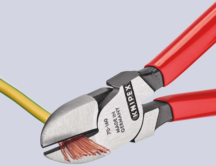 4000810121 - Detailbild5_Seitenschneider L.160mm Kopf pol.Ku.-Überzug KNIPEX