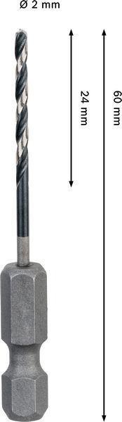 8005177756 - Detailbild_Spiralbohrer PRO Metal Arbeits-L.24mm D.2mm L.60mm HSS-G Impact BOSCH