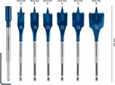 8005177783 - Detailbild3_Flachfräsbohrer-Set EXPERT Self Cut Speed 7tlg. 16-32mm m.Verlängerung 152mm