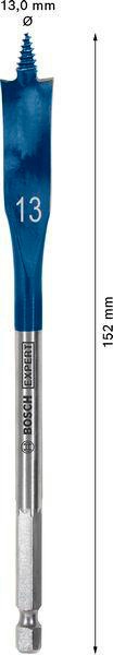 8005177786 - Detailbild5_Flachfräsbohrer EXPERT Self Cut Speed D.13mm L.152mm BOSCH