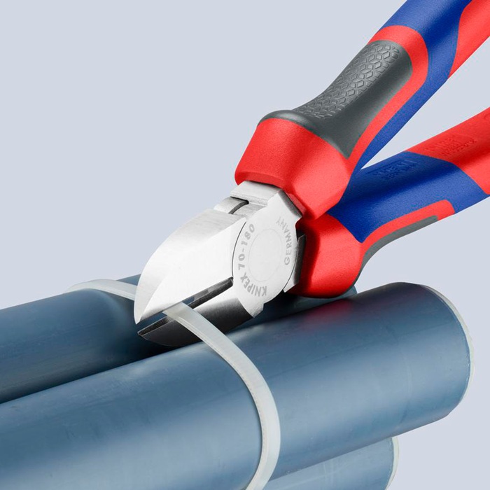 4000810129 - Detailbild_Seitenschneider L.180mm Kopf verchr.Comfort-Griff KNIPEX
