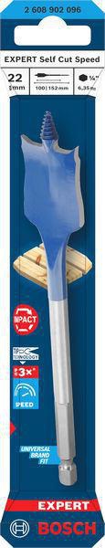 8005177793 - Detailbild3_Flachfräsbohrer EXPERT Self Cut Speed D.22mm L.152mm BOSCH