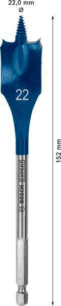 8005177793 - Detailbild5_Flachfräsbohrer EXPERT Self Cut Speed D.22mm L.152mm BOSCH