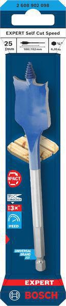 8005177795 - Detailbild_Flachfräsbohrer EXPERT Self Cut Speed D.25mm L.152mm BOSCH