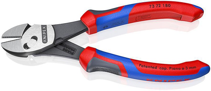 4000810131 - Detailbild_Hochleistungsseitenschneider TwinForce® L.180mm pol.Comfort-Griff KNIPEX