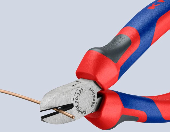 4000810134 - Detailbild3_Seitenschneider L.125mm Kopf pol.Comfort-Griff max.1,5mm KNIPEX