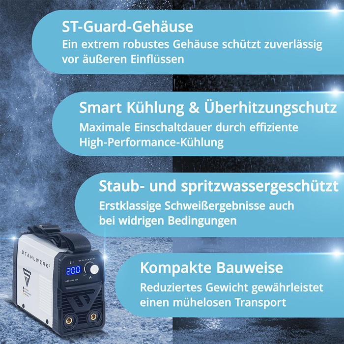8005266372 - Detailbild_Elektrodenschweißgerät ARC 200 MD m.Zub.20-200 A STAHLWERK