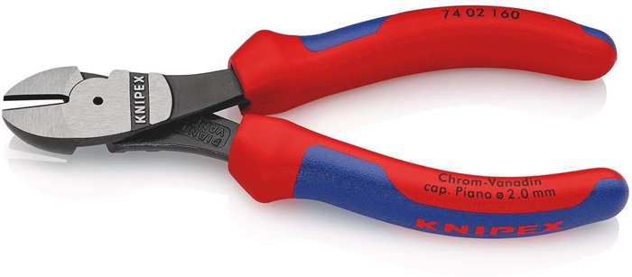 4000810140 - Detailbild_Kraftseitenschneider L.160mm pol.Form 0 Mehrkomp.-Hüllen KNIPEX