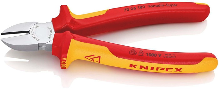4000810156 - Detailbild_Seitenschneider L.180mm VDE Mehrkomp.-Hüllen KNIPEX