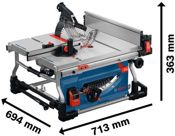 8005327927 - Detailbild_Tischsäge GTS100-254 2200W Drehz.4500 1/min Blatt-D.254mm Tisch-Abm.713x579mmmm
