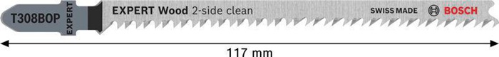 8005328168 - Detailbild2_Stichsägeblatt-Set EXPERT Hardwood T308BOP 25tlg. L.117mm HCS BOSCH