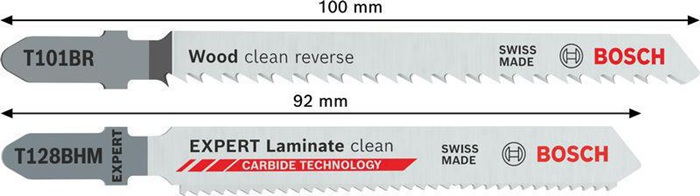 8005328183 - Detailbild_Stichsägeblatt-Set EXPERT Laminate T101BR/T128BHM 26tlg. BOSCH