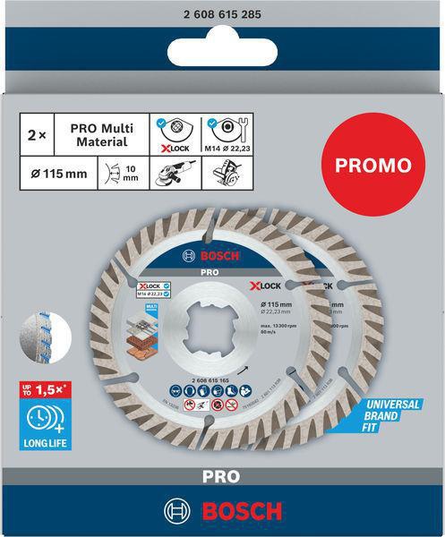 8005328562 - Detailbild2_Diamanttrennscheibe PRO Multi Material D.115mm Bohrung 22,23mm X-LOCK BOSCH
