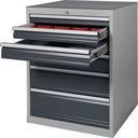 9000426112 - Detailbild2_Schubladenschrank H1019xB705xT736mm lichtgrau/grau 6 Schubl.BEDRUNKA+HIRTH