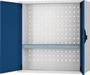 9000426403 - Detailbild_Hängeschrank H600xB700xT200mm Vollblechtür lichtgrau/signalblau