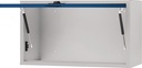 9000426417 - Detailbild_Hängeschrank H400xB700xT310mm Vollblechtür lichtgrau/signalblau