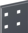 9000428174 - Detailbild_Lochplatte B450xL500mm grau RASTERPLAN