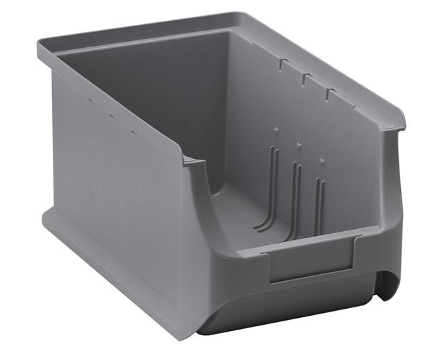 9000448703 - Detailbild_Sichtlagerkasten ProfiPlus L235xB150xH125mm PP grau stapelbar ALLIT