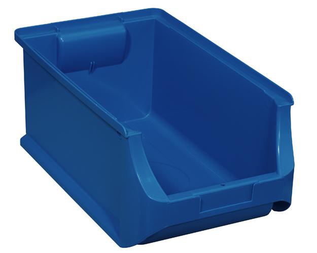 9000448704 - Detailbild_Sichtlagerkasten ProfiPlus L355xB205xH150mm PP blau stapelbar ALLIT