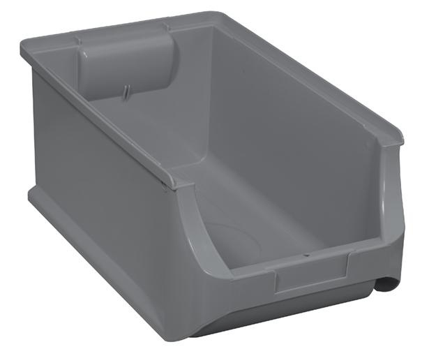 9000448705 - Detailbild_Sichtlagerkasten ProfiPlus L355xB205xH150mm PP grau stapelbar ALLIT