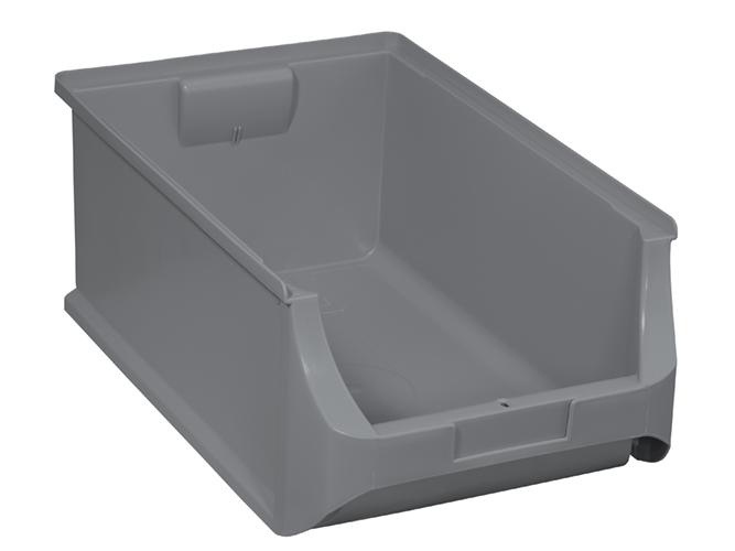 9000448709 - Detailbild_Sichtlagerkasten ProfiPlus L500xB310xH200mm PP grau stapelbar ALLIT