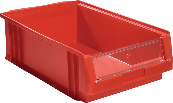 9000449405 - Detailbild2_Sichtlagerkasten PLK L500xB315xH150mm PP rot LA-KA-PE
