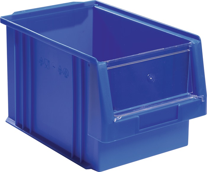 9000449411 - Detailbild_Sichtlagerkasten PLK L330xB213xH200mm PP blau LA-KA-PE