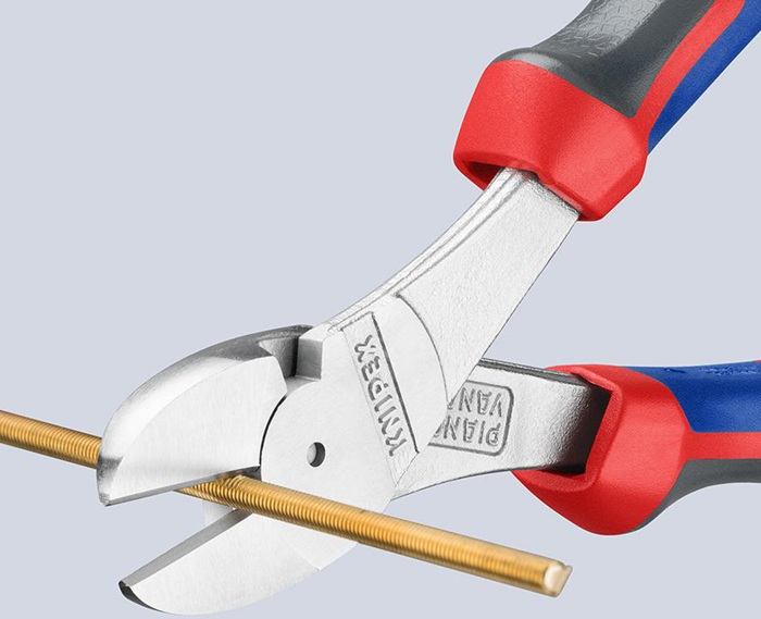 4000810182 - Detailbild_Kraftseitenschneider L.180mm Form 0 Comfort-Griff KNIPEX