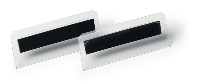 9000451102 - Detailbild_Etikettentasche B100xH38mm transp.magn.DURABLE