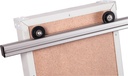 9000451252 - Detailbild_Planungstafel Einzelsegment B315xH1282xT78mm inkl. Rollen f. DIN A4