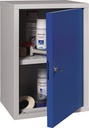 9000453657 - Detailbild_Hängeschrank H600xB400xT300mm Vollblech,1 BD lichtgrau/enzianblau