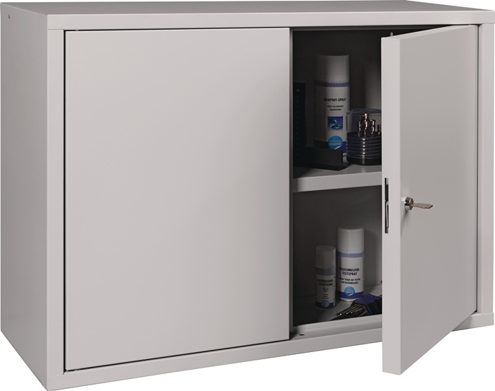 9000453660 - Detailbild_Hängeschrank H600xB800xT300mm Vollblech,1 BD lichtgrau/lichtgrau