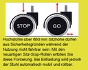 9000454144 - Detailbild_Drehhocker Sitz-Stop-Rollen+Fußring Supertec-Gewebe grau
