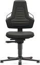 9000454232 - Detailbild_Arbeitsdrehstuhl Nexxit Bodengleiter Grifffarbe grau Supertec-Gewebe schwarz