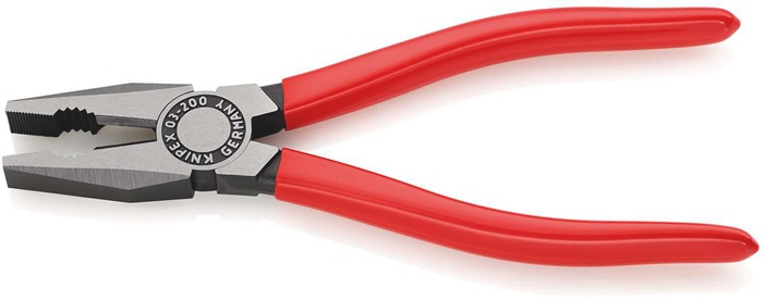 4000810207 - Detailbild_Kombizange L.200mm pol.Ku.-Überzug KNIPEX