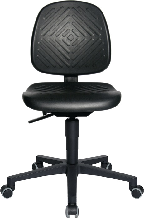 9000454326 - Detailbild_Arbeitsdrehstuhl TEC 40 Rl.Polyurethanschaum schwarz 410-540mm TOPSTAR