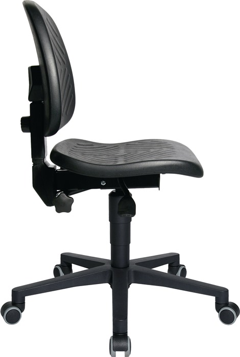 9000454326 - Detailbild3_Arbeitsdrehstuhl TEC 40 Rl.Polyurethanschaum schwarz 410-540mm TOPSTAR
