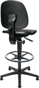 9000454327 - Detailbild_Arbeitsdrehstuhl TEC40 Counter Bodengleiter+Fußring PUR-Schaum schwarz 590-840mm