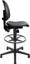 9000454327 - Detailbild3_Arbeitsdrehstuhl TEC40 Counter Bodengleiter+Fußring PUR-Schaum schwarz 590-840mm
