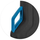 9000454331 - Detailbild_Arbeitsdrehstuhl Nexxit Bodengleiter Grifffarbe blau Skintecpolster schwarz
