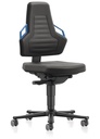 9000454335 - Detailbild_Arbeitsdrehstuhl Nexxit Rl.Grifffarbe blau Supertec-Gewebe