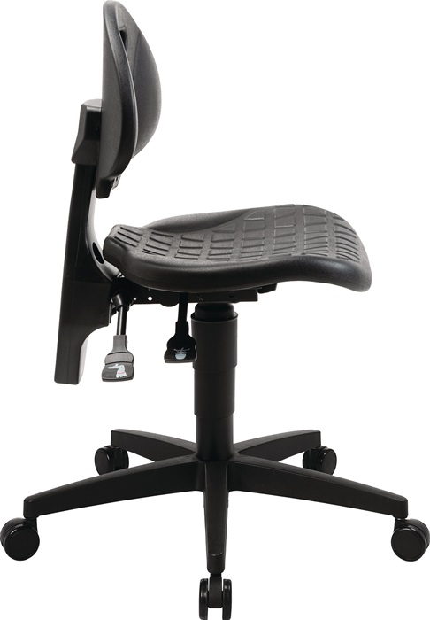 9000454340 - Detailbild_Arbeitsdrehstuhl TEC 25 5-Fuß PA schwarz schwarz 410-540mm TOPSTAR