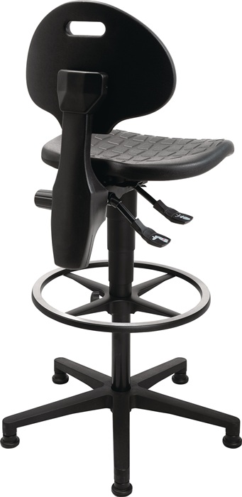 9000454341 - Detailbild_Arbeitsdrehstuhl TEC 25 5-Fuß PA schwarz schwarz 590-840mm TOPSTAR